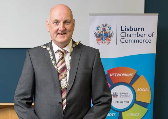 Lisburn Chamber of Commerce President Garry MacDonald