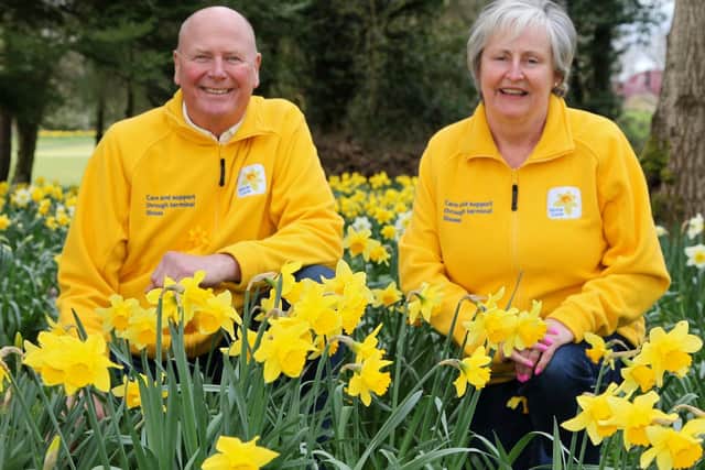 Stanley and Valerie Riddell are stepping it out this month to raise funds for Marie Curie.