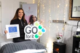 Cullybackey Nutrition student Amy Fry has used her studies and passion for beauty to fulfil her dream of owning her own business with the launch of a new skincare clinic, Bellaviso Skincare, with help from the Go For It programme