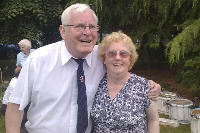 Samuel and Isobel Wilson celebrate their 60th wedding anniversary