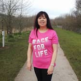 Jennifer Lau-Mason gets in some practice for the big weekend