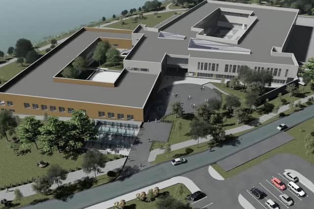 Artist impression of the proposed Southern Regional College campus at Craigavon