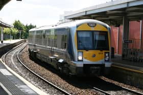 Translink NIR Railways train at Central Station