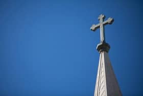 Church Steeple and Cross
