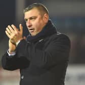 Portadown manager Matthew Tipton.
