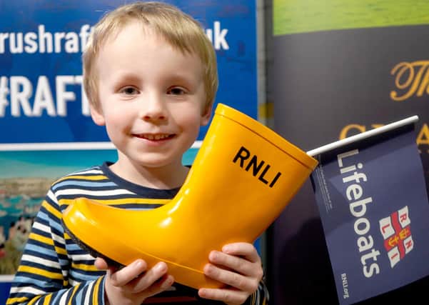 Theoadore Moffett from Coleraine at the launch of Portrush Raft Race 2020. PICTURE KEVIN MCAULEY/MCAULEY MULTIMEDIA