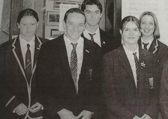 1997-98 House Prefects at Belfast High School1997