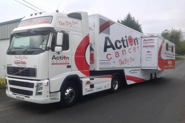 Action Cancer’s screening bus