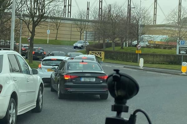 Queues for NI shopping centre