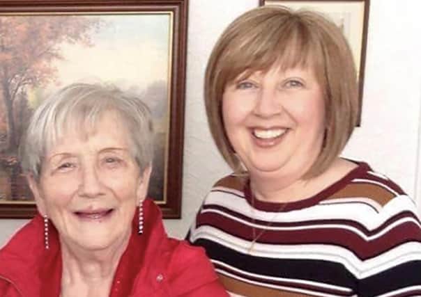 PACEMAKER BELFAST  24/03/2020 The 4th Coronavirus victim Ruth Burke (82) left. with her daughter Brenda Doherty.