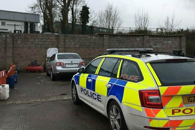 Police stopped the car being driven by a 15-year-old in Magherafelt
