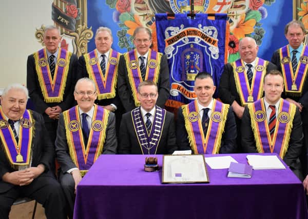 Sixmilewater District Royal Arch Purple Chapter No.10 Installation of Officers: