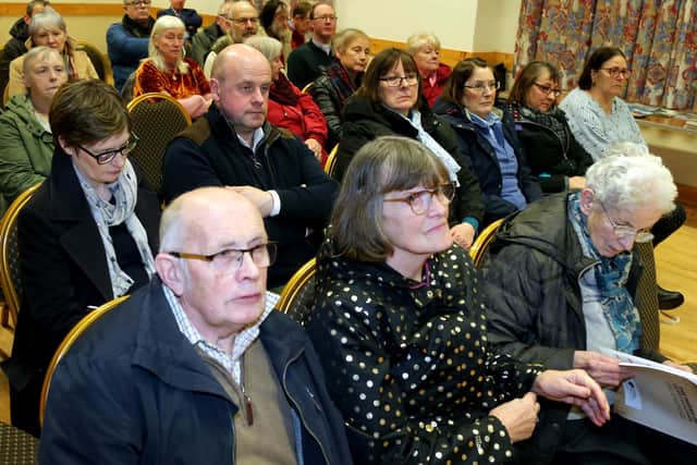 There was a large attendance at the Allen & Adair Hall for the launch of Dervock & District Community Association's new book The Parish of Derrykeighan - A Rammel Through North Antrim: the who, the what, the where'
