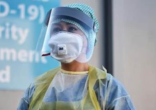 Nurses are calling for adequate PPE to protect themselves from the virus.  Photo by Pacemaker Press