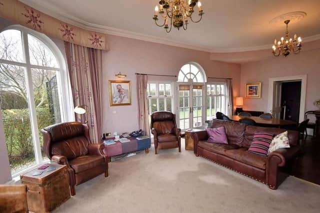 One of the property's five reception rooms