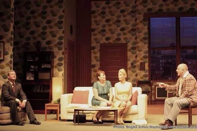 Claire in "The Odd Couple" directed by Guy Masterson.