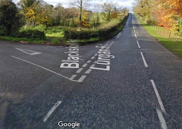 Google image of Lurgan Road near Dromore, Co Down