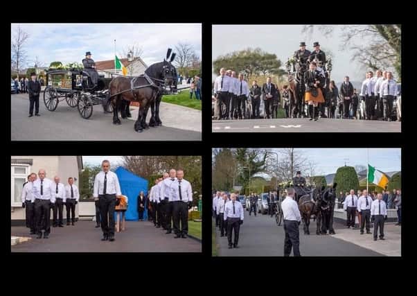 Images of the procession circulated online
