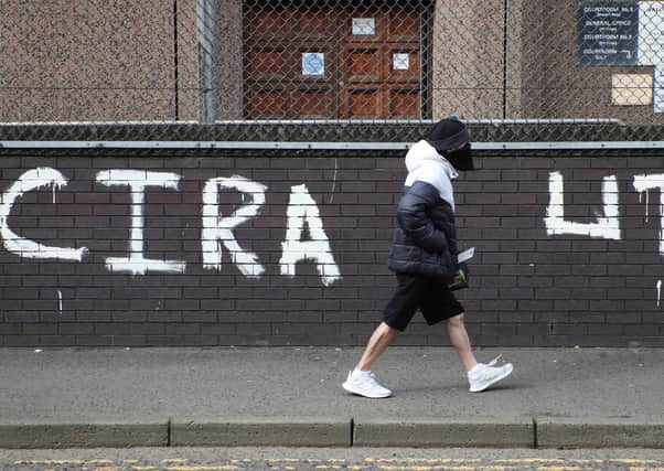 General view of graffiti in Ballymena town centre. 

Photo by Kelvin Boyes / Press Eye.