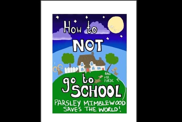 The book's front cover was created by Sarah Beswick.