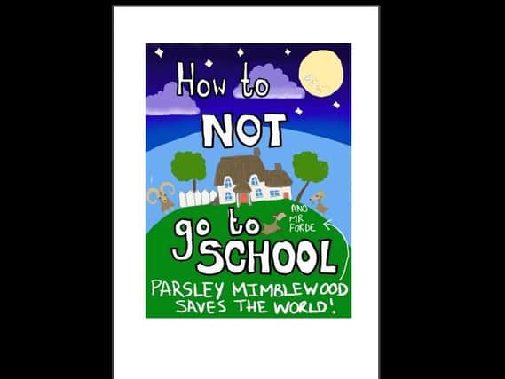The book's front cover was created by Sarah Beswick.