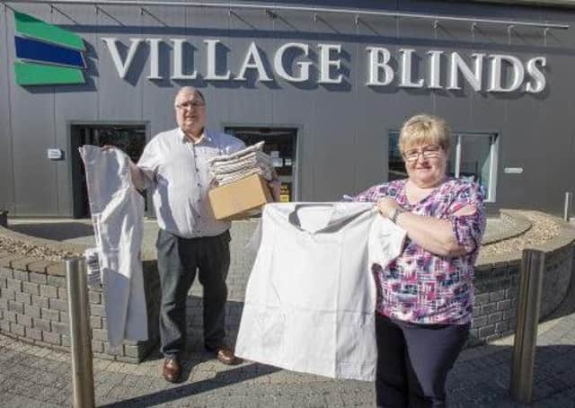 Harold and Alison McCloy, founders and owners of Village Blinds in Pennybridge Industrial Estate in Ballymena.