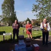 The Royal Arch Purple makes a donation of supplies to Sandringham Care Home in Portadown.