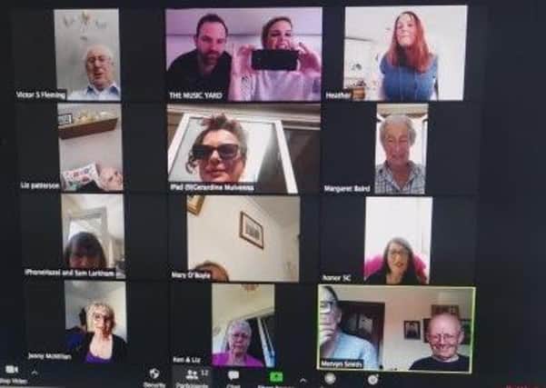 The 'This is Me' Dementia Friendly Choir have been connecting online for their rehearsals.