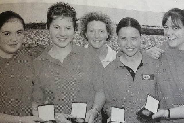 Ladies of Cairndhu Rowing Club who won bronze in the Ladies Classic at the All Ireland Coastal Rowing Championships.
1999