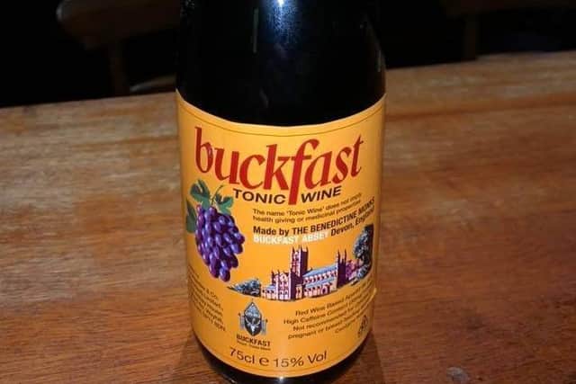 Last bottle of Buckfast in the Woodville Arms, Lurgan
