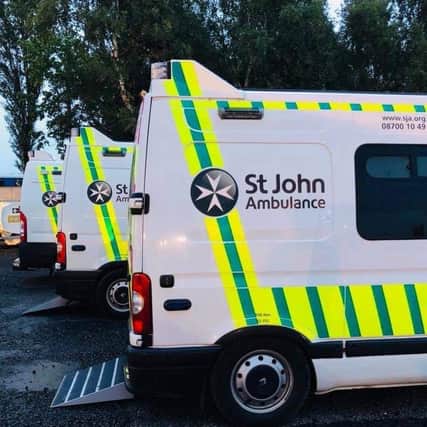 The charity is providing ambulance resources for patient transfers during the current epidemic.
