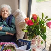 Mary Rogers pictured on her 100th birthday.