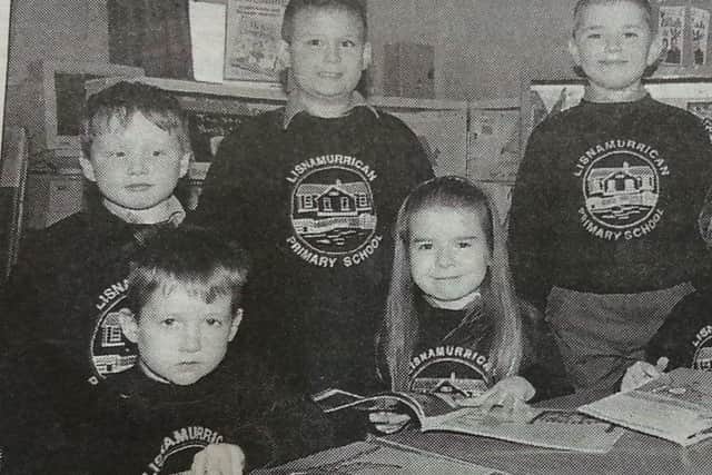 Pupils form Lisnamurrican Primary School pictured during their recent Book Fair.
2000