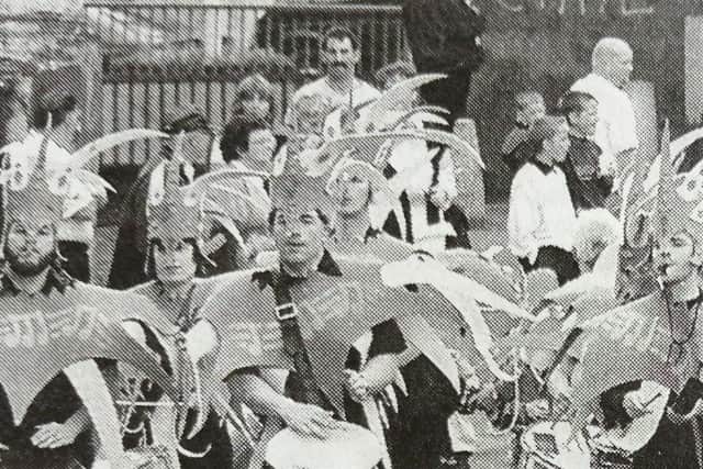 The Larne Alive parade in full swing.
1999