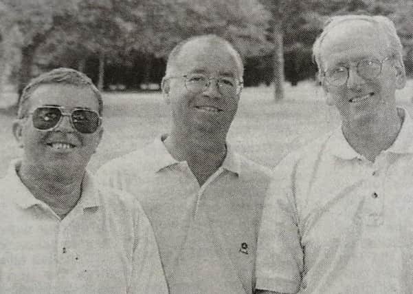 Douglas Boyd, Alan Bailie, Colin Watson and Adrian Banks who attended Open Week at Carrick Golf Club.
1999