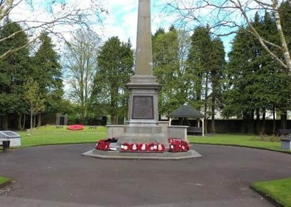 Ulster Special Constabulary tribute set for Ballymena Memorial Park