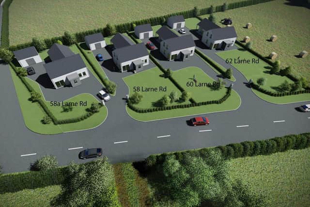 A boutique development of four detached homes (submitted image)