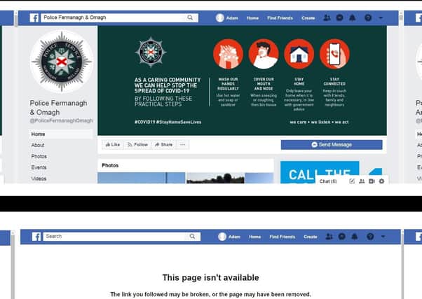 New ‘Police Fermanagh and Omagh’ Facebook page, replacing the old ‘PSNI Fermanagh’ and ‘PSNI Omagh’ pages