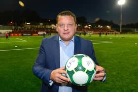 Larne FC owner Kenny Bruce