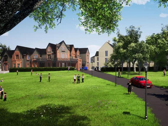 Images showing the vision for the retirement village at Cairndhu House.