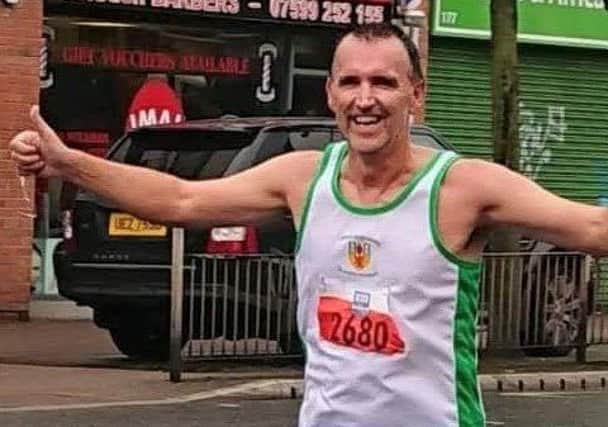 Ballyclare man Erin Montgomery is running five miles a day for 50 days for Macmillan Cancer Support