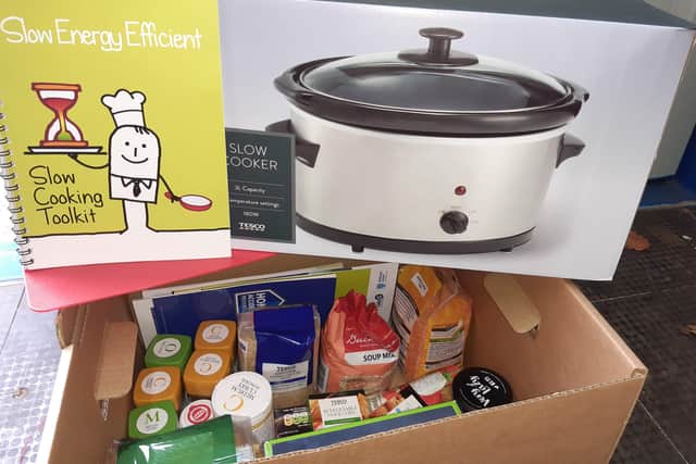 Slow cooker kits to help vulnerable households.