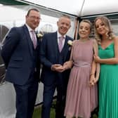L-R Kevin Maginnis, Frankie Byrne, Samantha Gamble, Jessica Gamble, Stephen Gamble. Photo Pacemaker Press