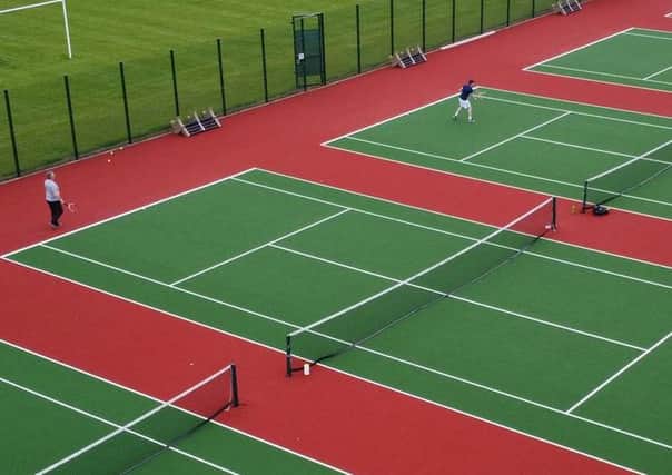 Tennis courts set to reopen.