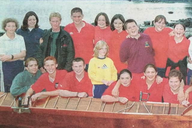 Members of Cairndhu Rowing Club who competed in the all-Ireland Coastal Rowing Club Championships.
1999