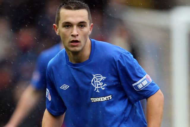 Chris Hegarty with Rangers in 2013. Pic by PA.