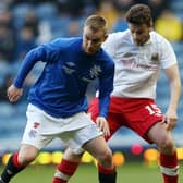 Rangers' Andrew Mitchell during the friendly with Linfield in 2013. Pic by PressEye Ltd.