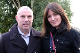 David McBride with Davina McCall. 
(c) Wall To Wall Productions