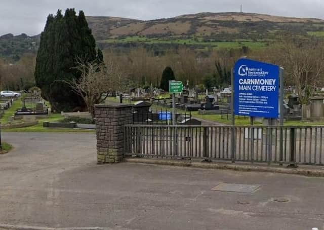 Carnmoney Cemetery (Main). Pic by Google.