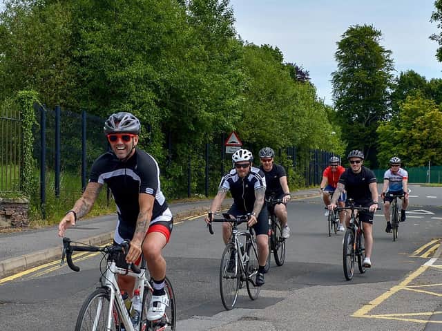 Cyclists.